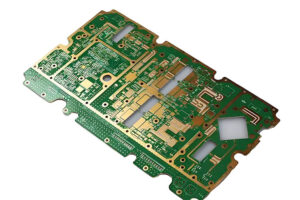 Green PCB gold plated plate