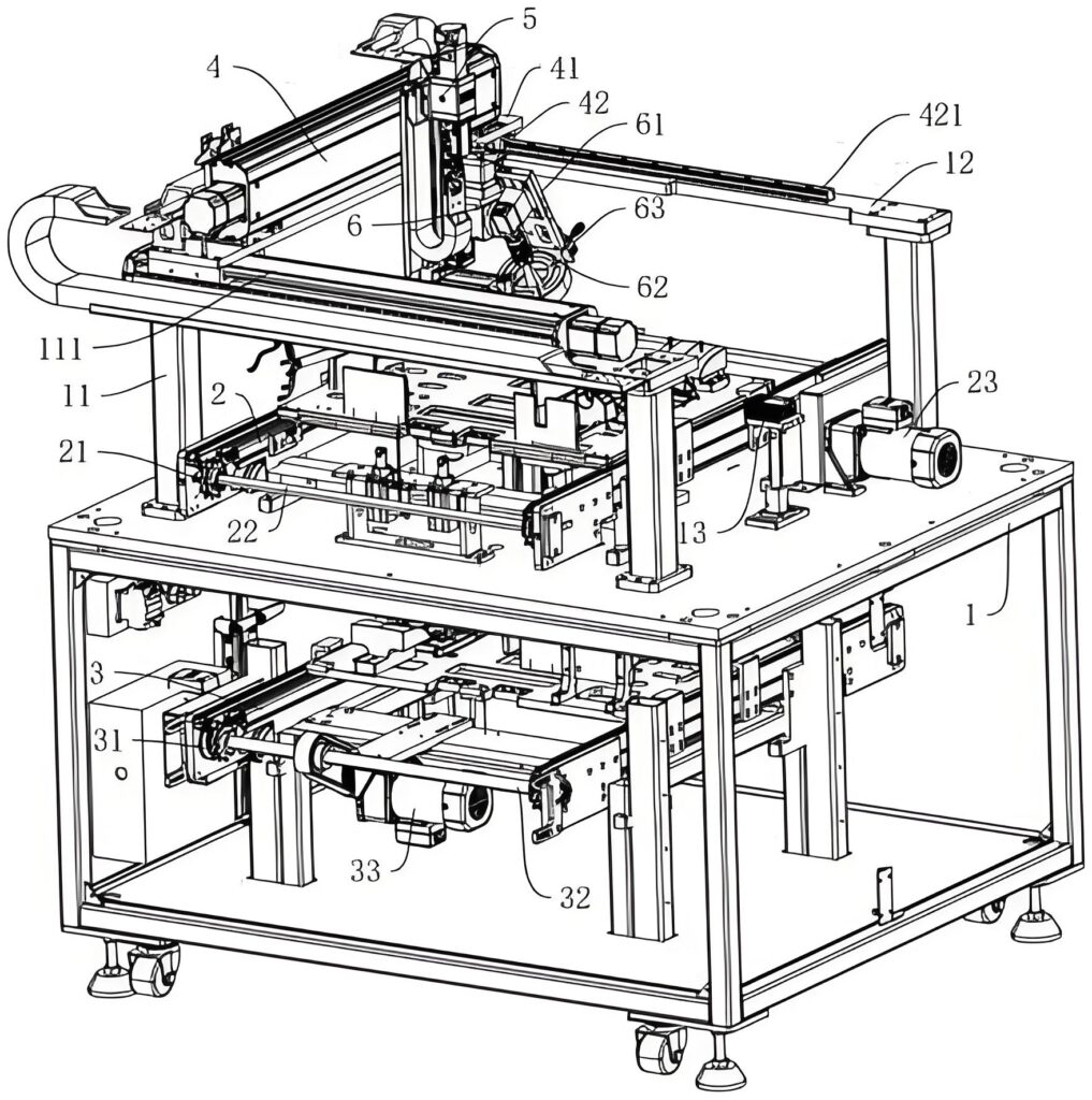 Flexible circuit board testing machine