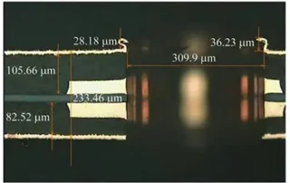Figure 1. The difference in elevation results in large burrs