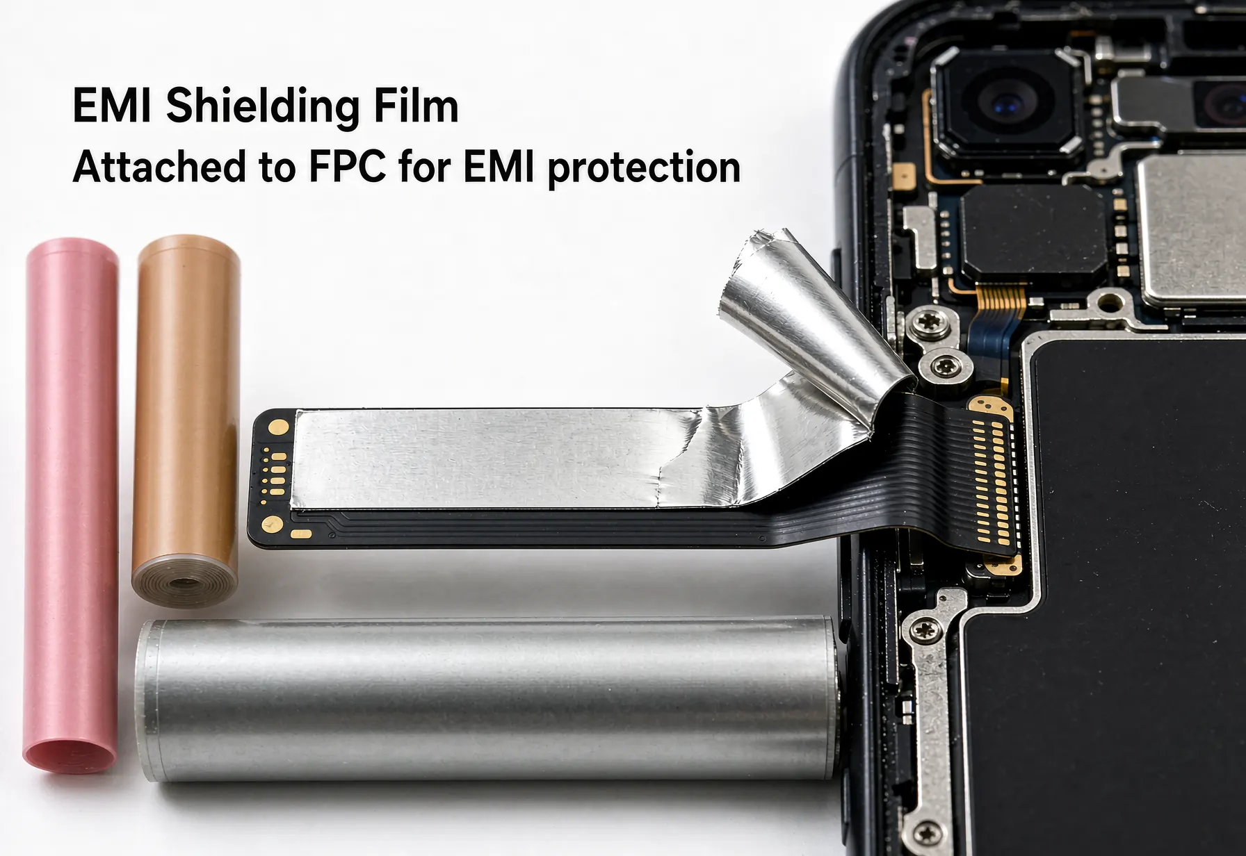 EMI shielding film applied to FPC
